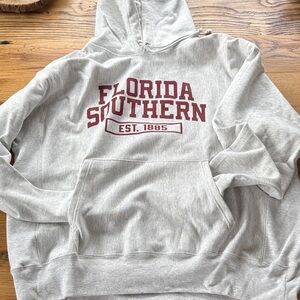 Champion Reverse Weave Gray Florida Southern Hoodie - Size XL